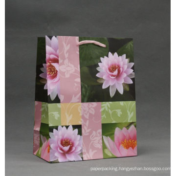 Flower Printing Paper Gift Bag